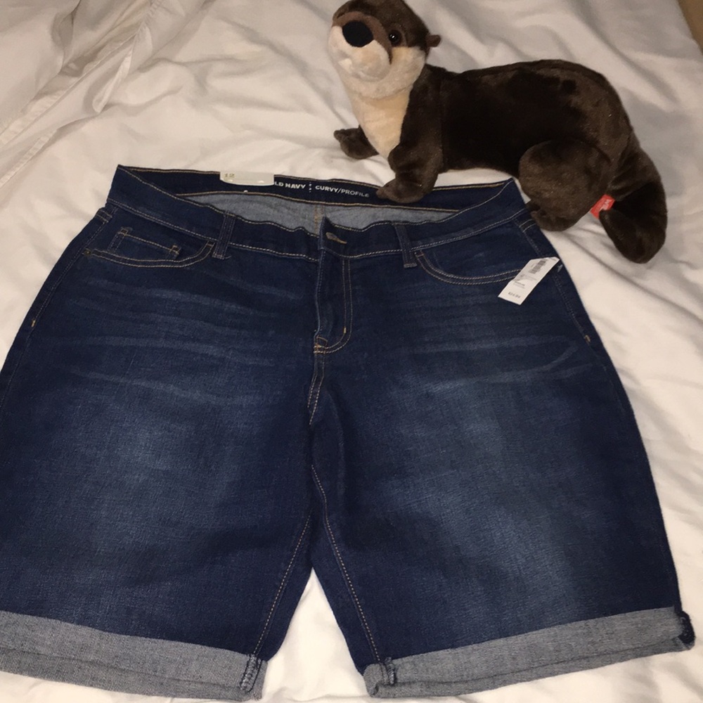 Curvy Old Navy Denim Shorts